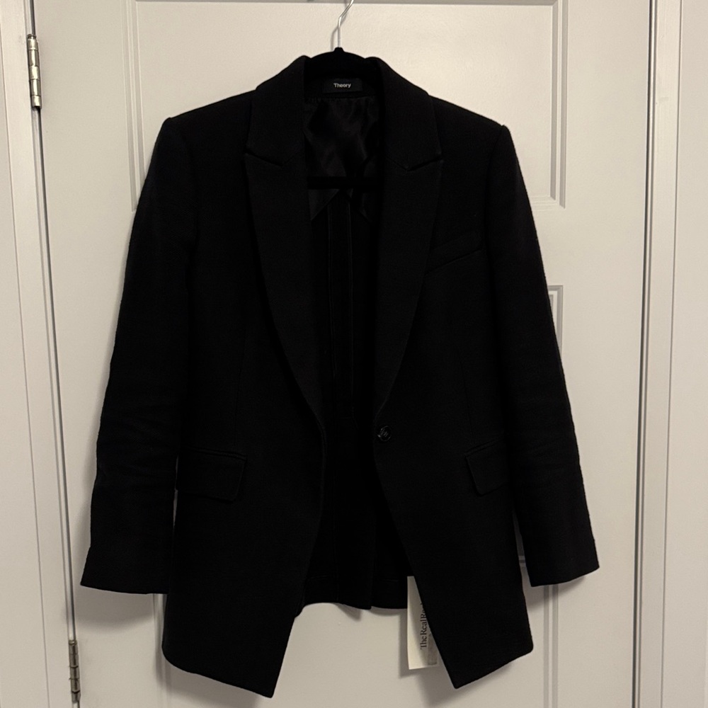 Theory Black Tailored Blazer
